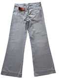Diesel Light Blue Pinstripe Wide leg Trousers Size 32W