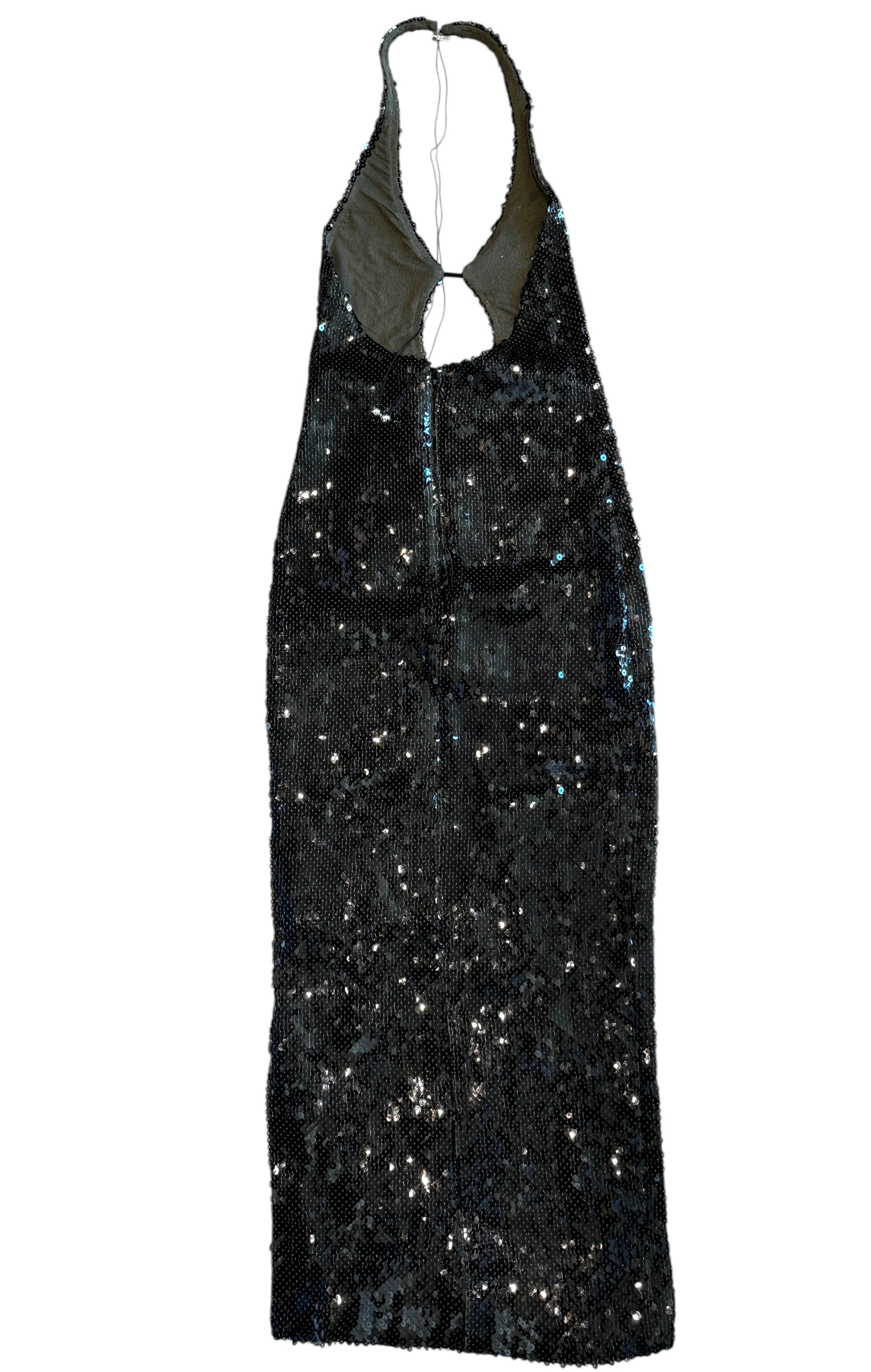 16 Arlington Sola Sequin-Embelished Midi Dress Size 6 UK