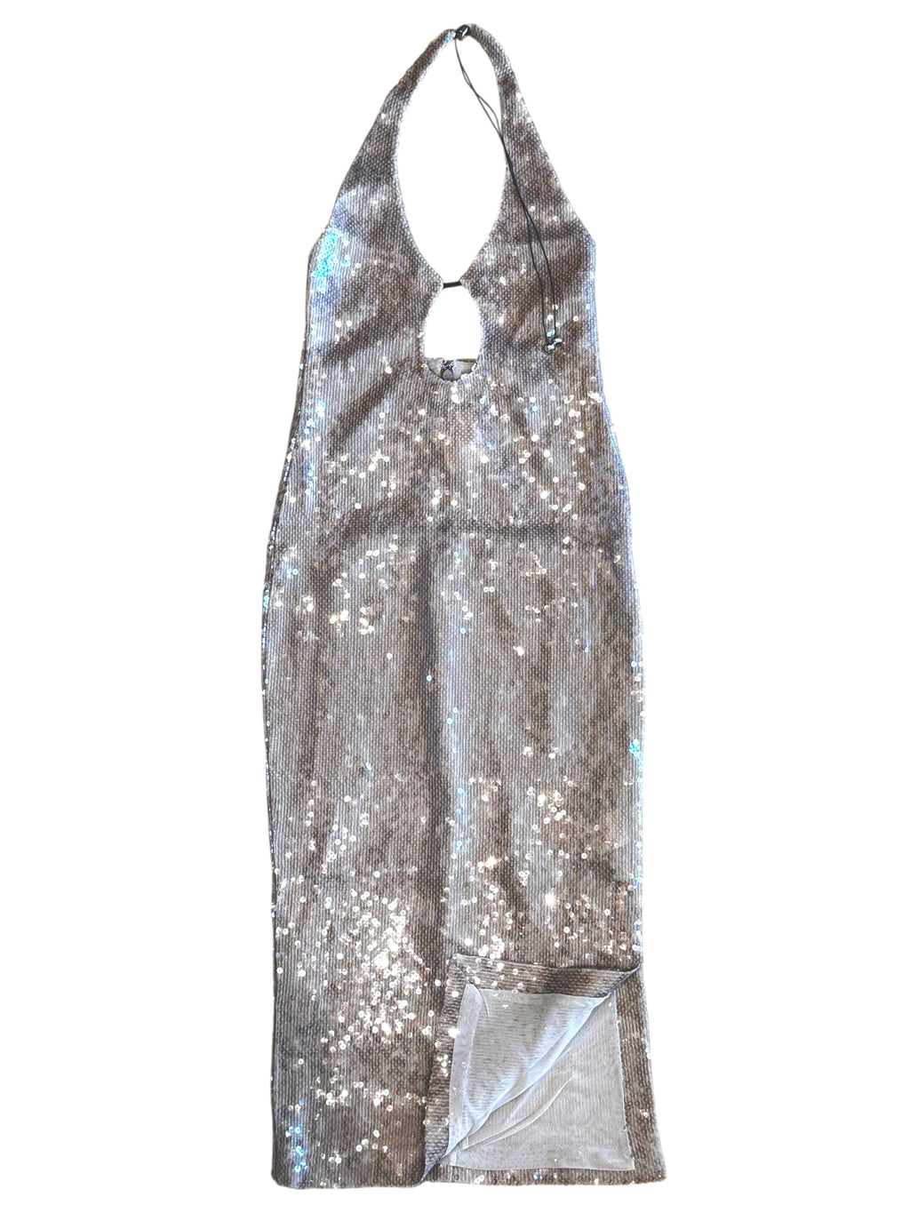 16 Arlington Sola Sequin-Embelished Midi Dress Size 12