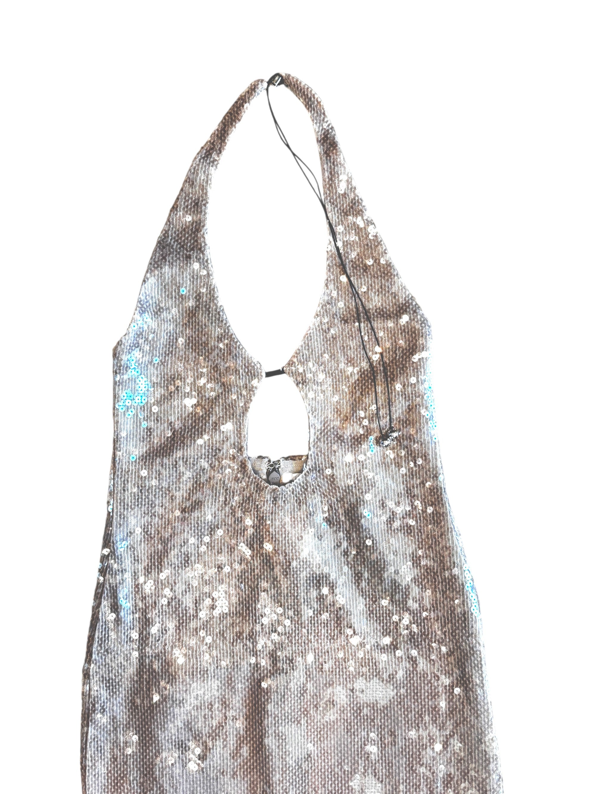 16 Arlington Sola Sequin-Embelished Midi Dress Size 12