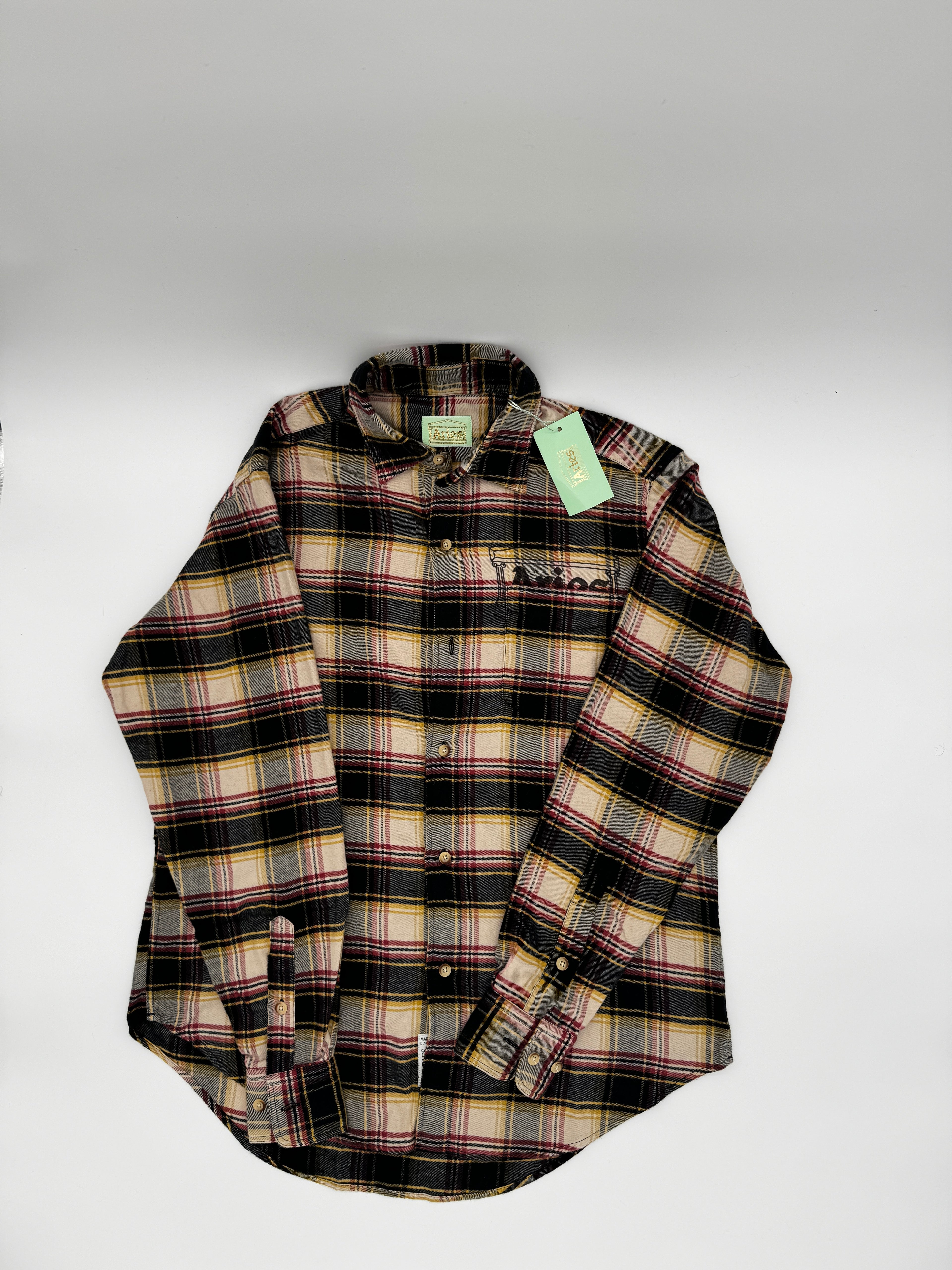 Aries Plaid Flannel Shirt Size XS
