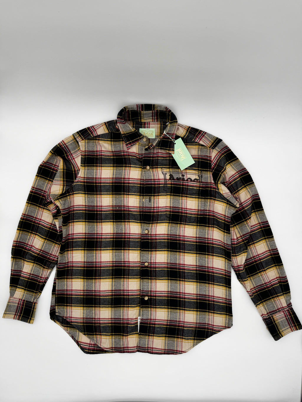 Aries Plaid Flannel Shirt Size XS