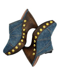 Alaïa Le Sabot Bleu Jeans Mules Size 7 UK