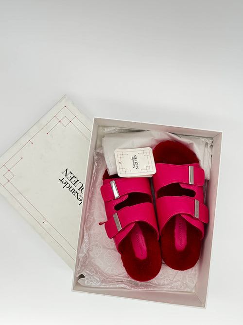 Alexander McQueen Leather Mules Size 3.5UK