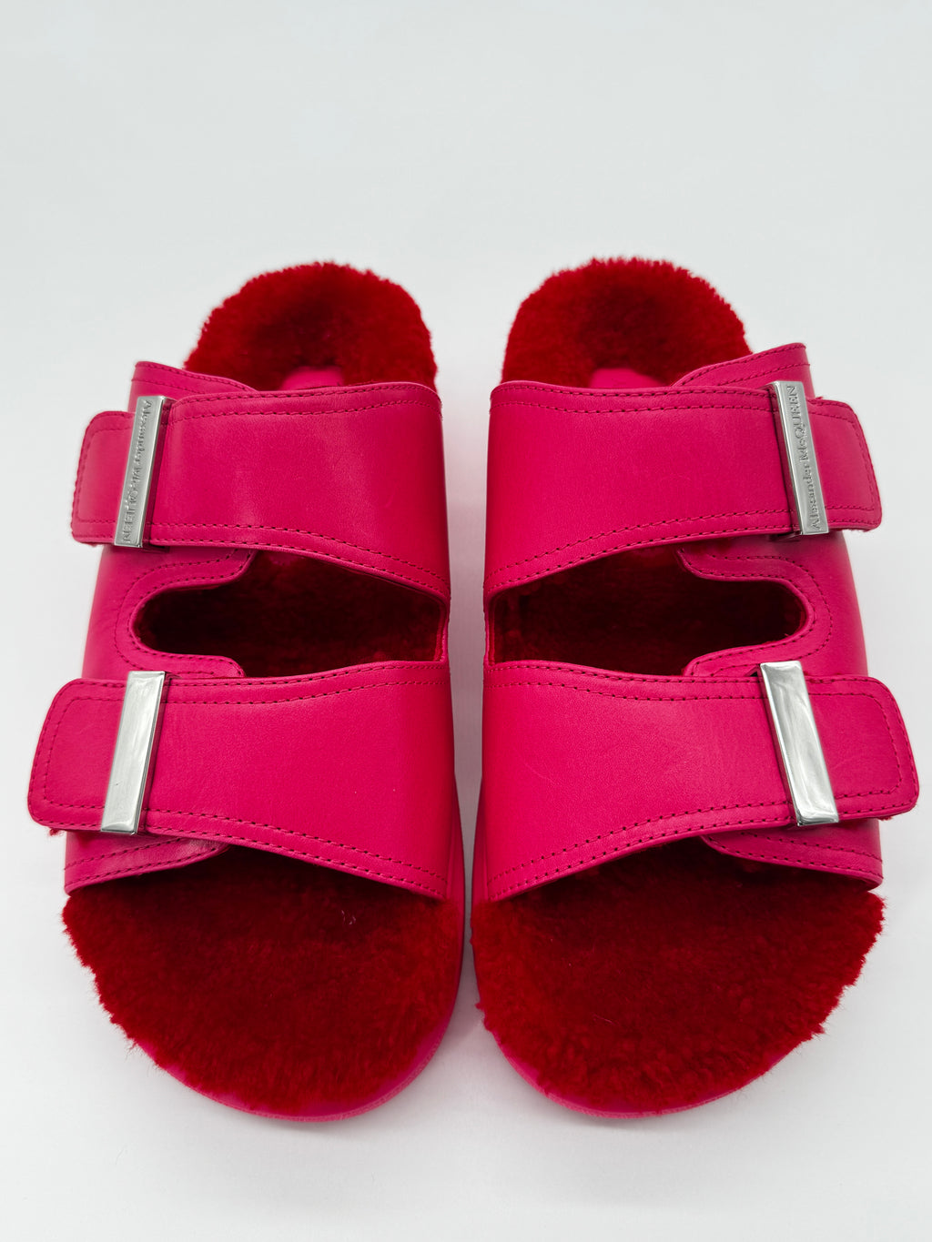 Alexander McQueen Leather Mules Size 3.5UK