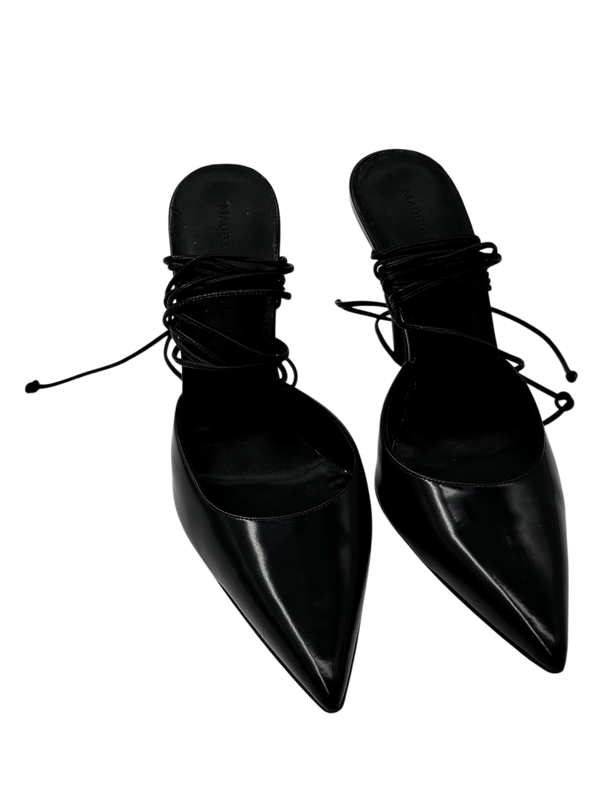 Magda Butrym Black Pointed Heels Size 4 UK