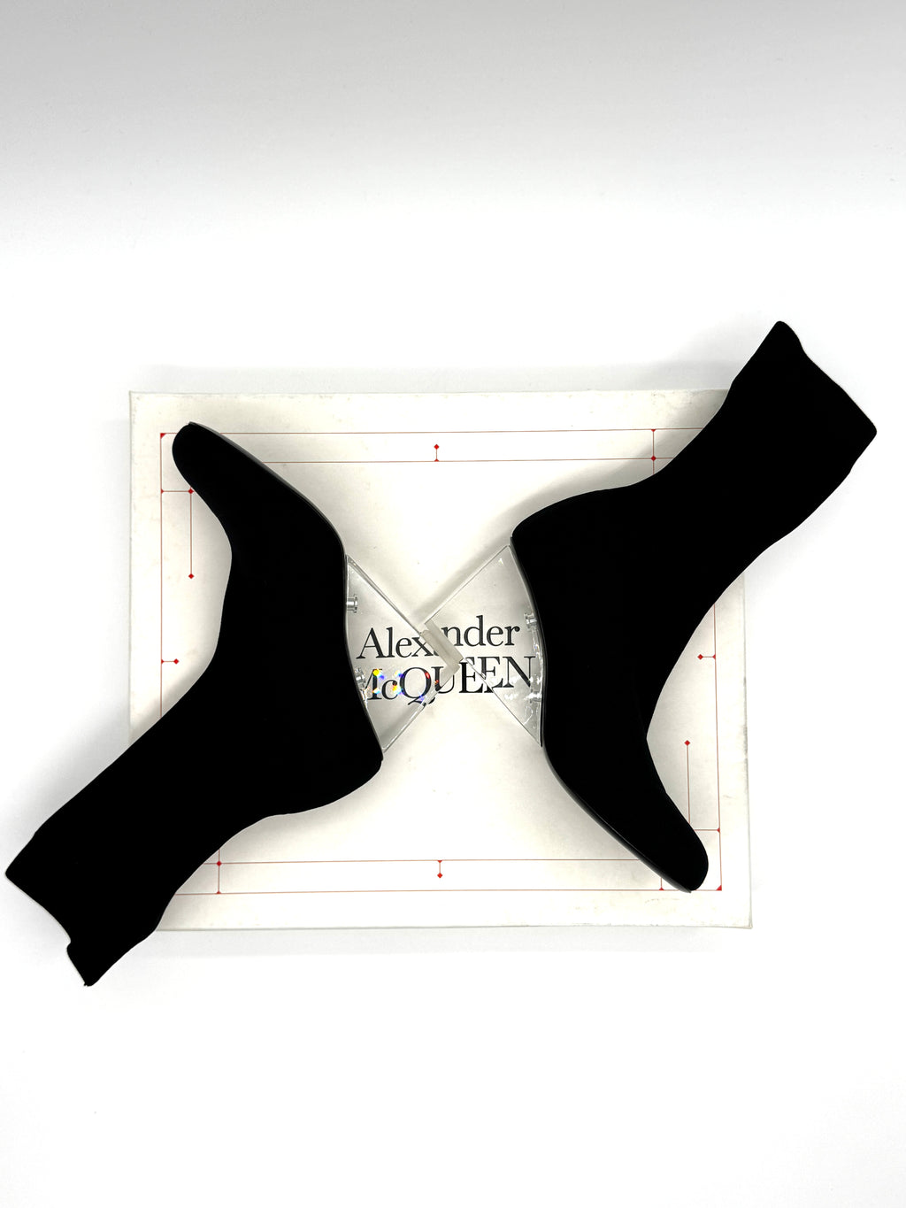 Alexander Mcqueen Shard Ankle Sock Boots Size 4.5 UK