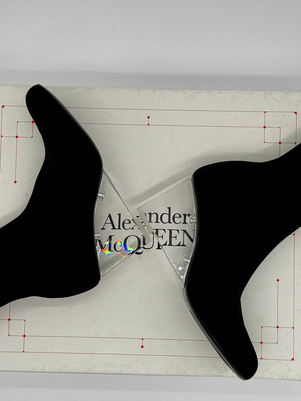 Alexander Mcqueen Shard Ankle Sock Boots Size 4.5 UK