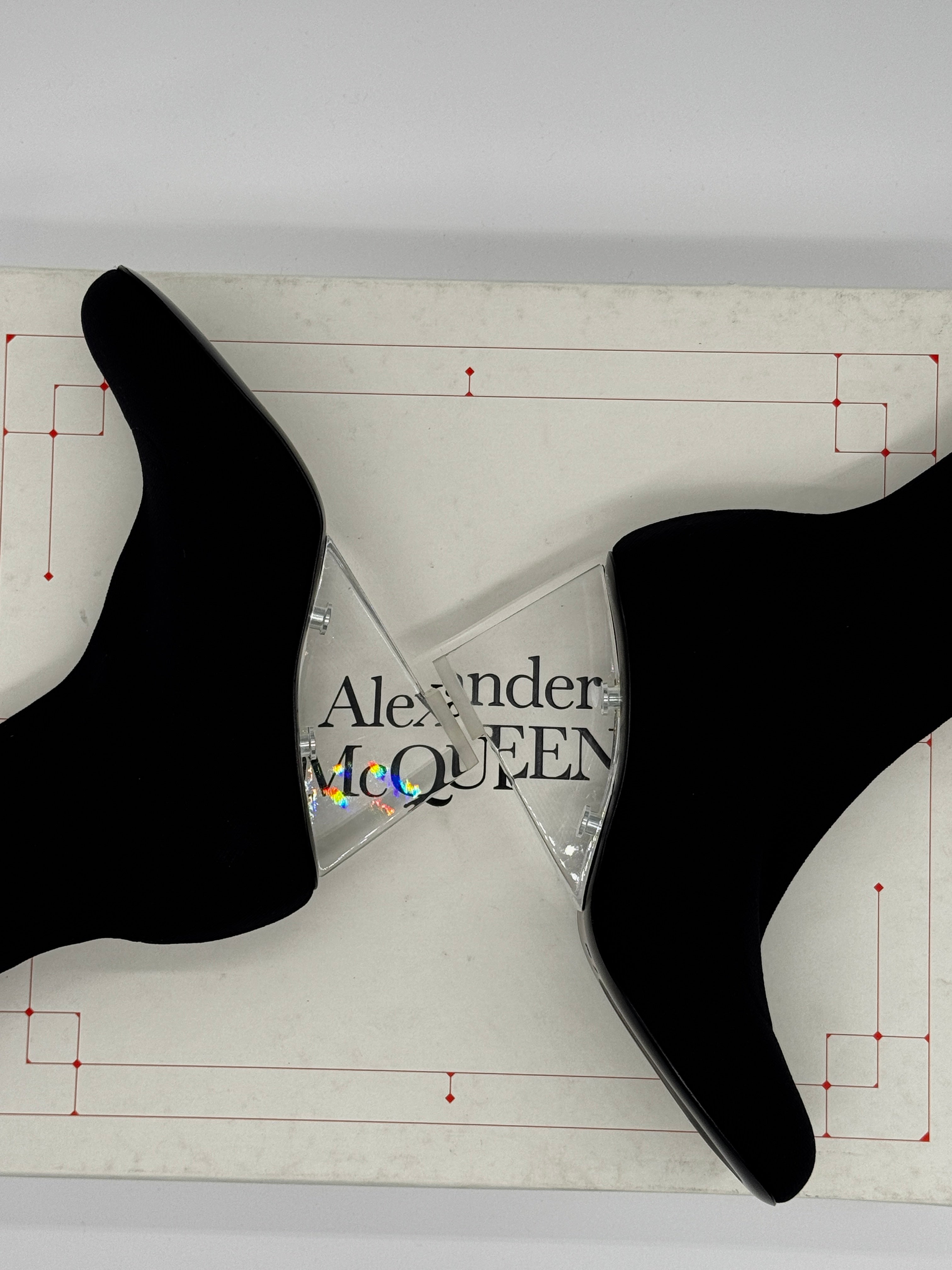 Alexander Mcqueen Shard Ankle Sock Boots Size 4.5 UK