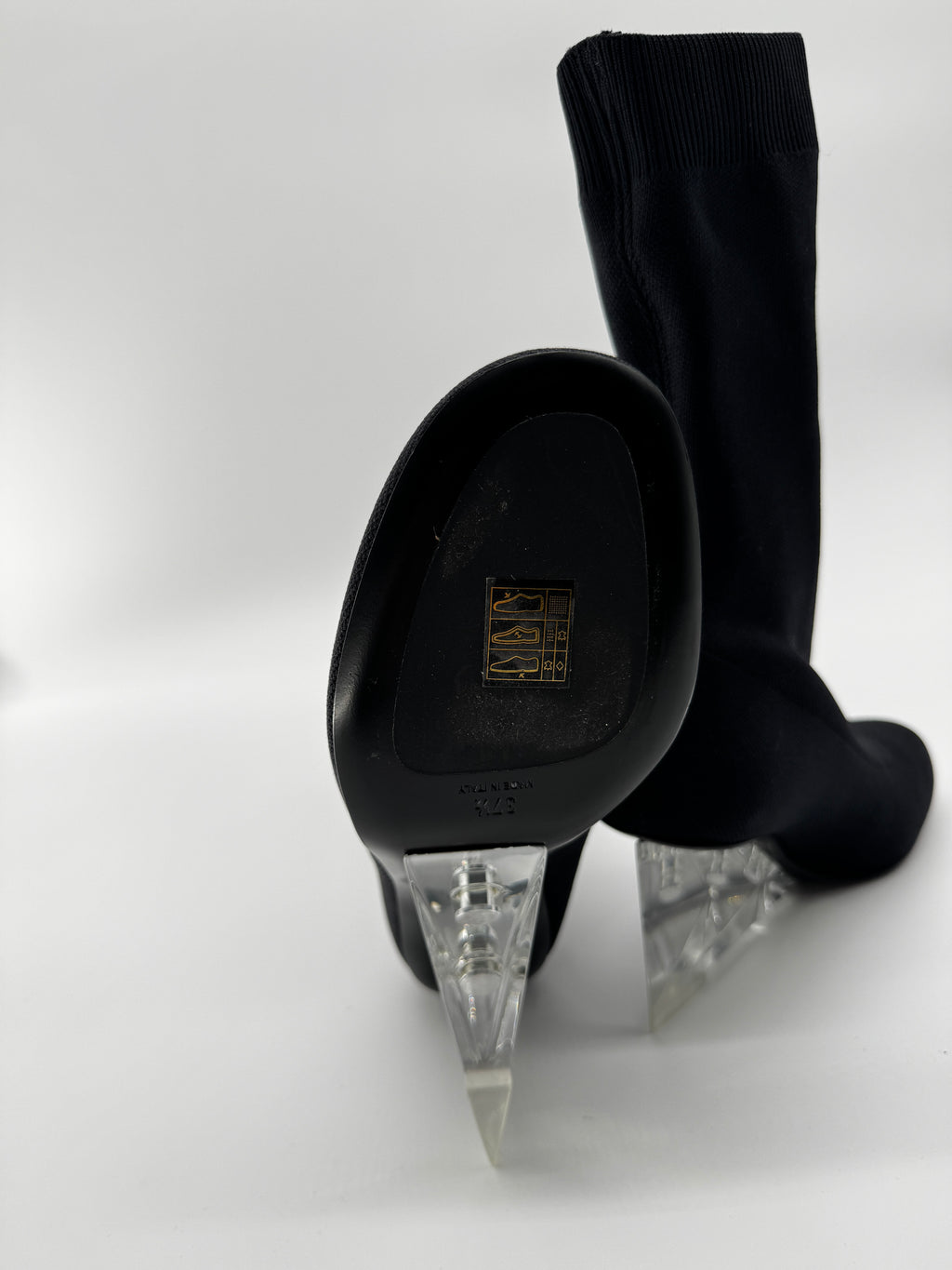 Alexander Mcqueen Shard Ankle Sock Boots Size 4.5 UK