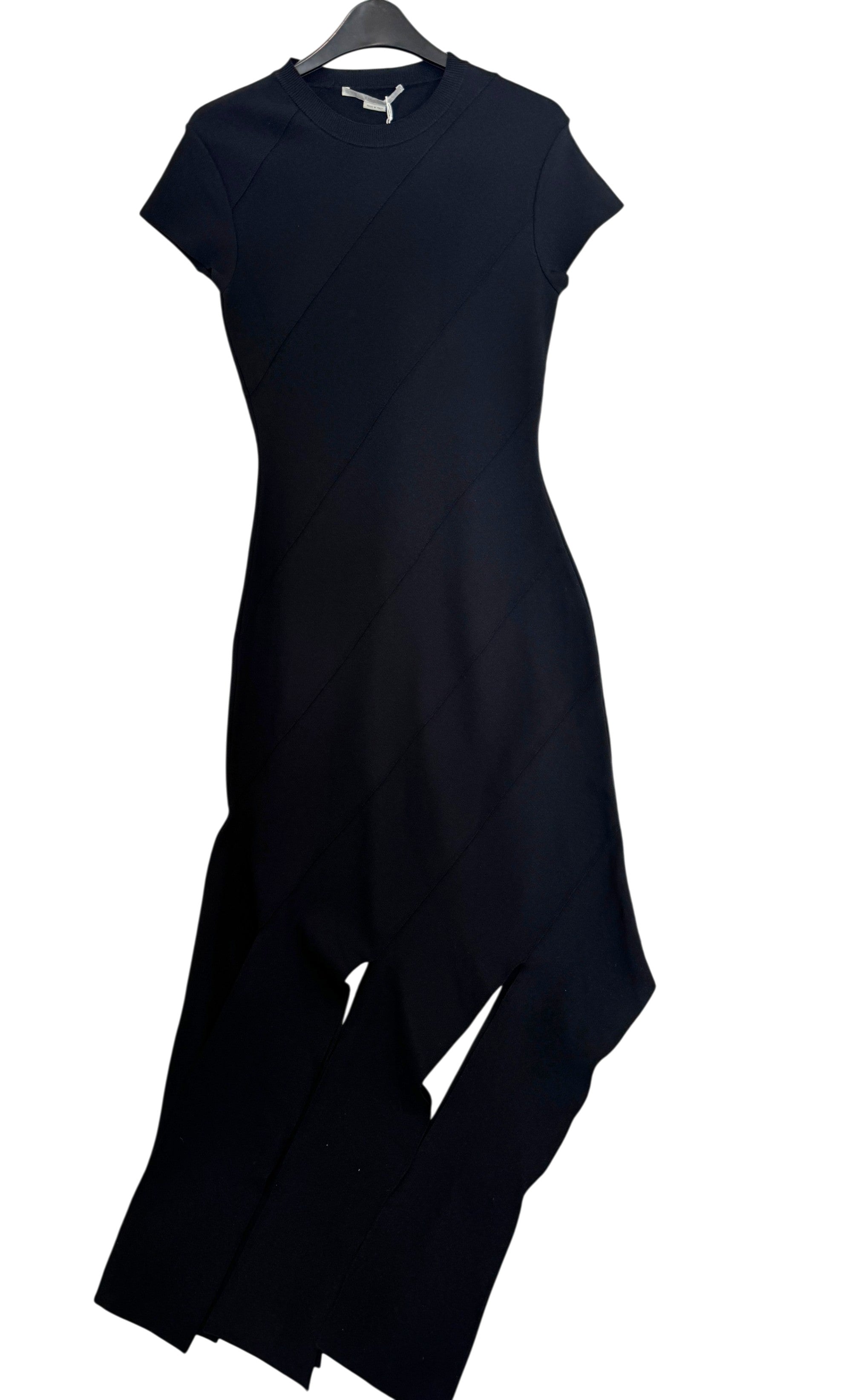 StellaMcCartney Lurex Rib Knit Midi Dress Size 10 UK