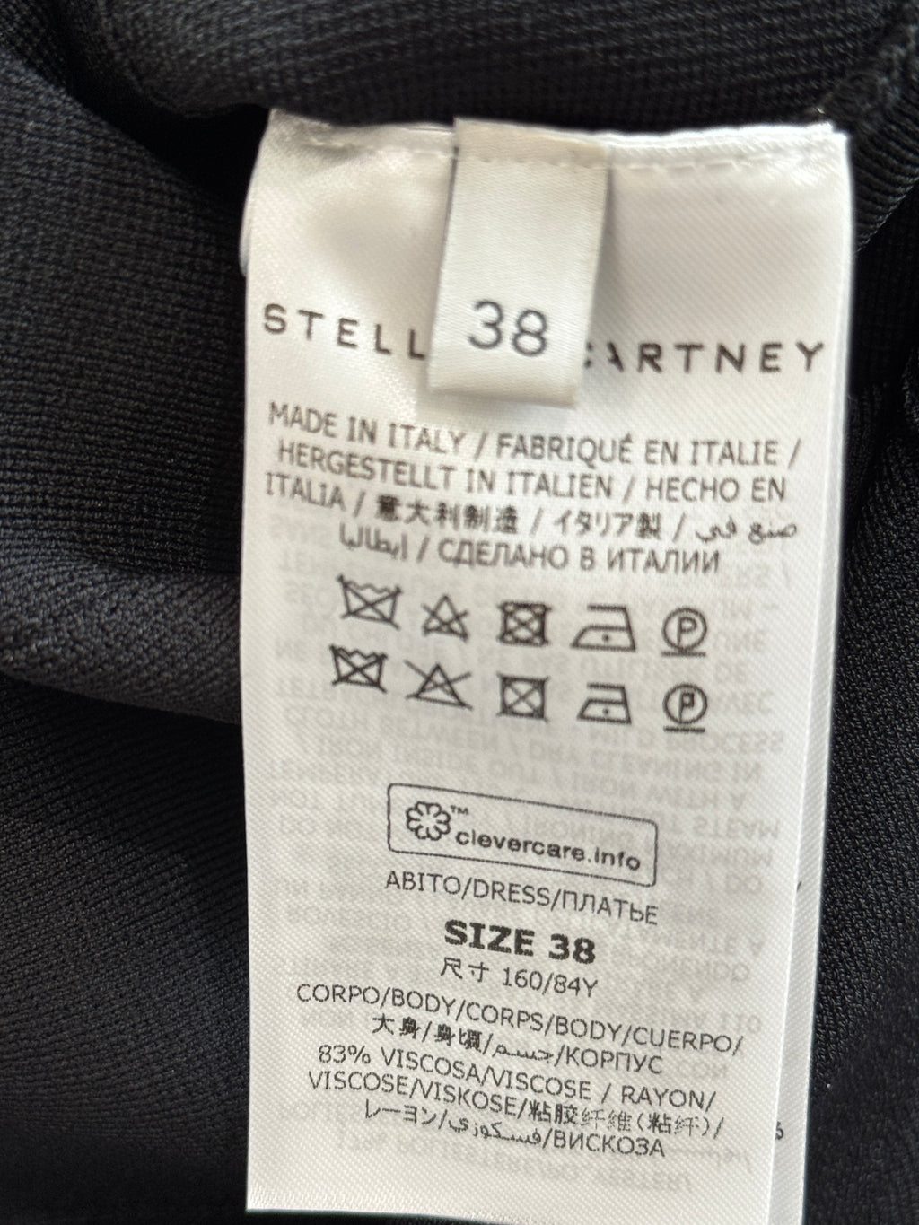 StellaMcCartney Lurex Rib Knit Midi Dress Size 10 UK