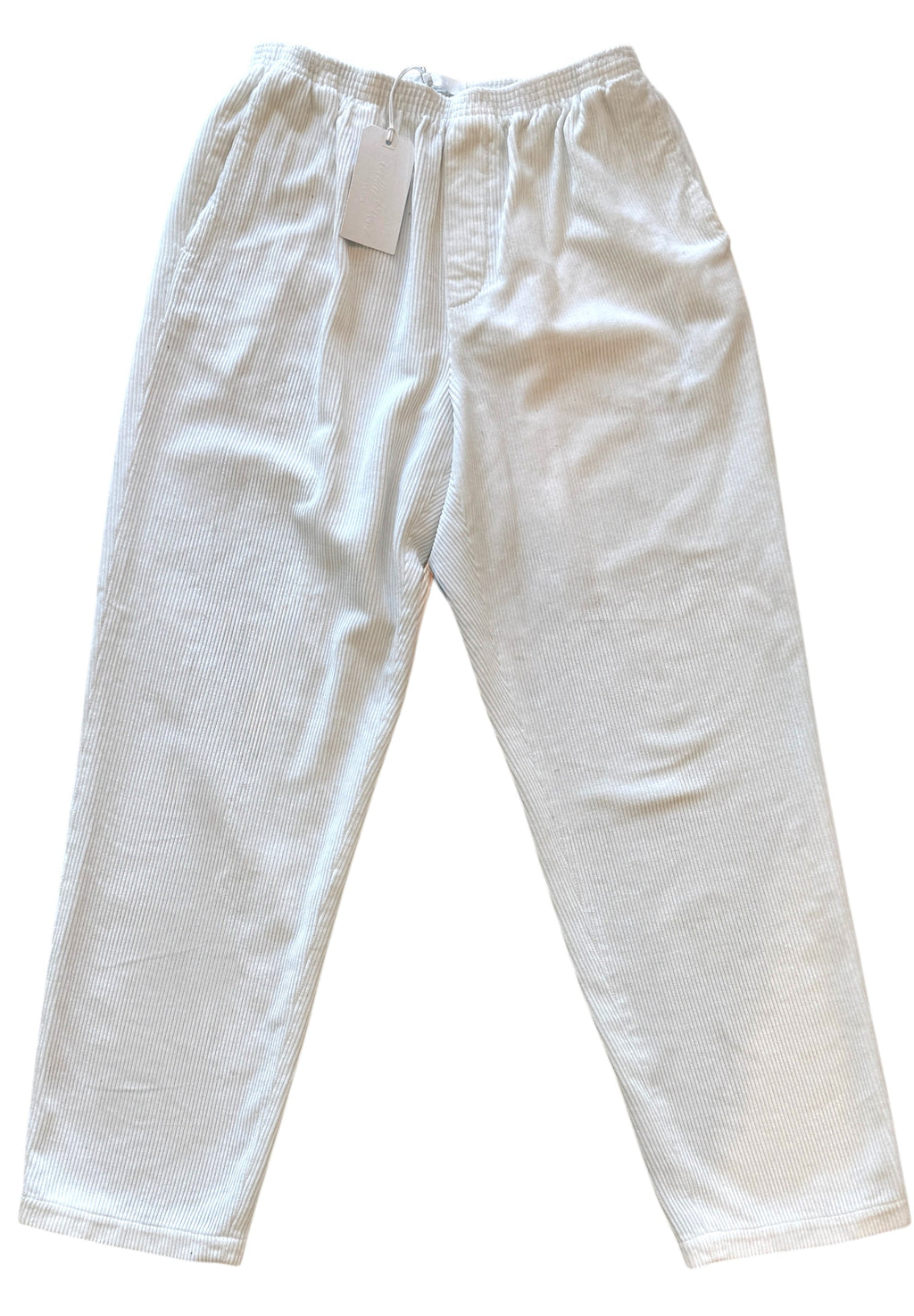 Cellar Door Corduroy White Trousers Size 34W