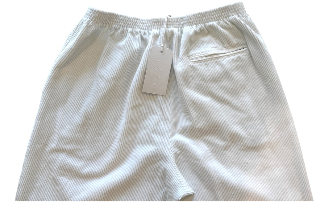 Cellar Door Corduroy White Trousers Size 34W