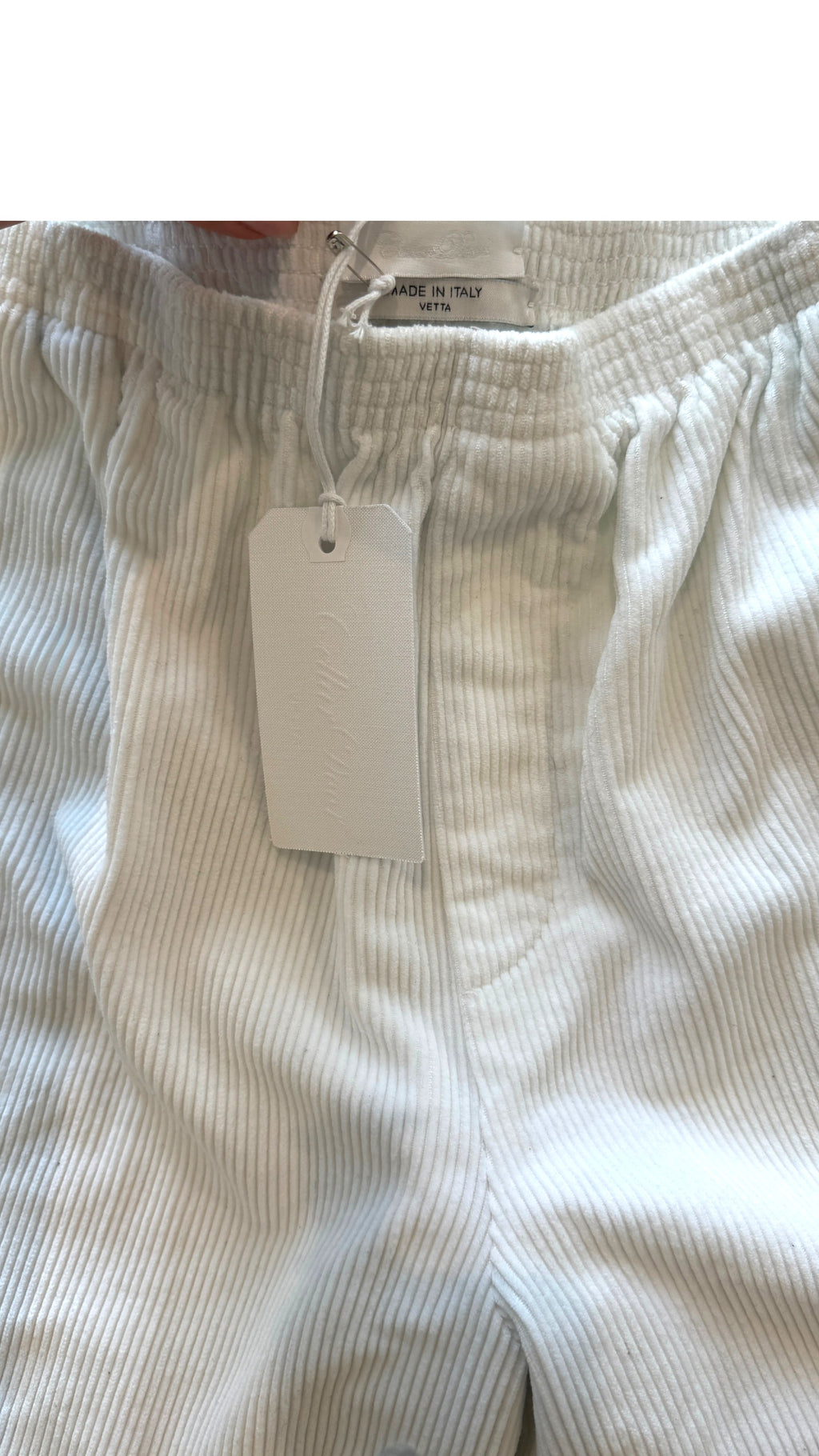 Cellar Door Corduroy White Trousers Size 34W