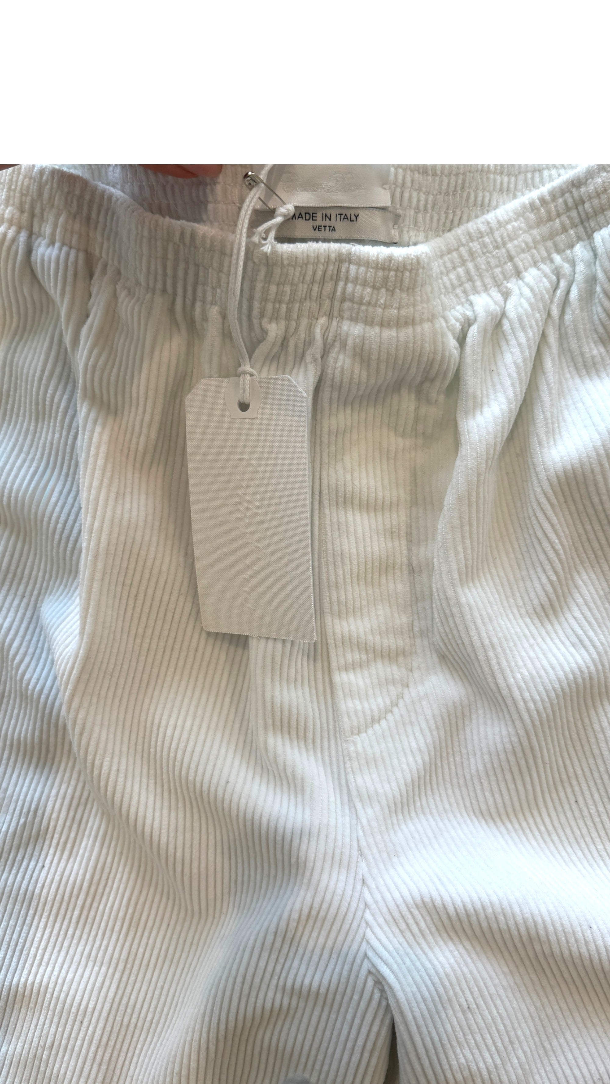 Cellar Door Corduroy White Trousers Size 34W