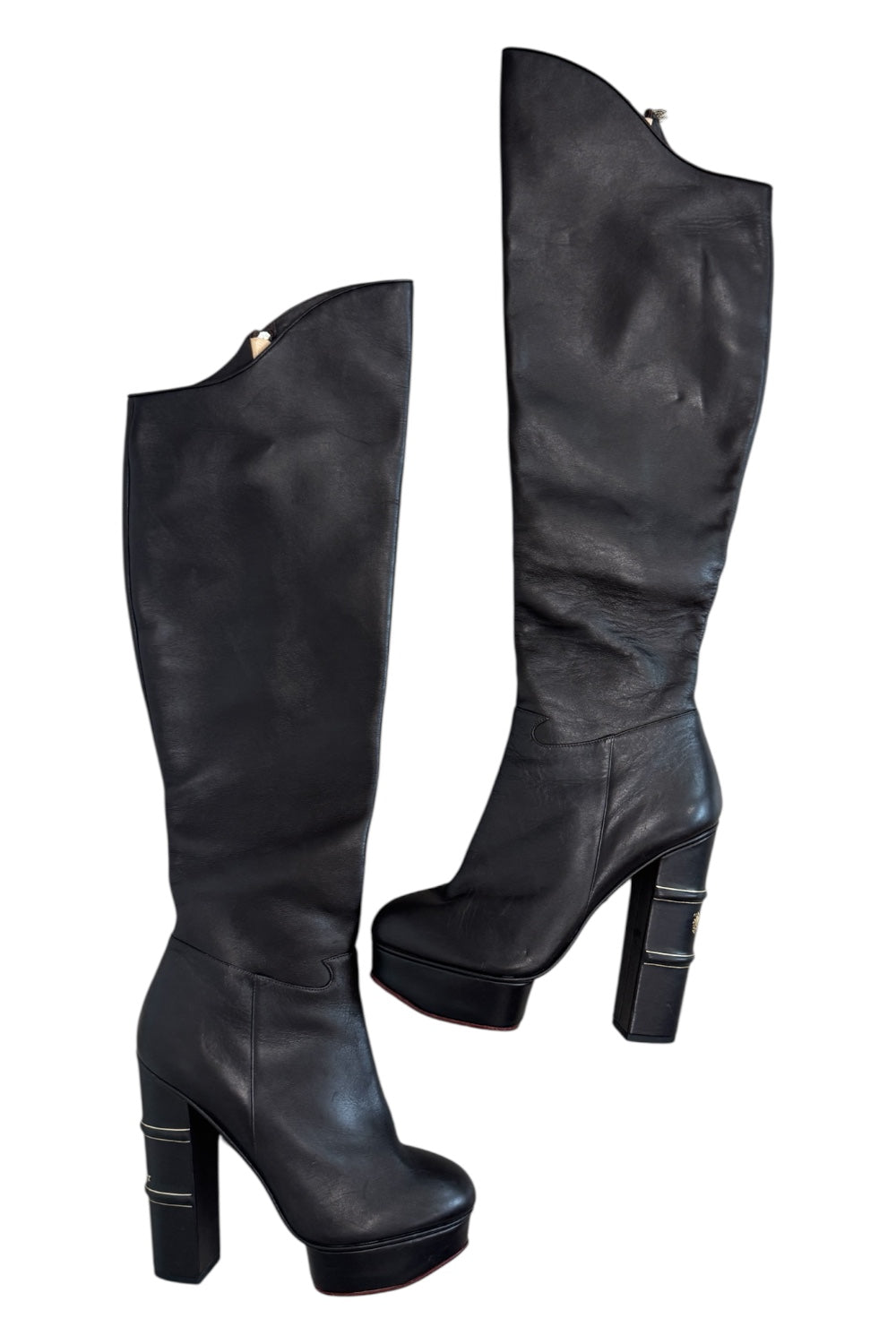 Charlotte Olympia Over the Knee Boots Size 38.5