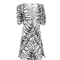 Rixo Zanita Zebra Print Mini Dress Size XXS