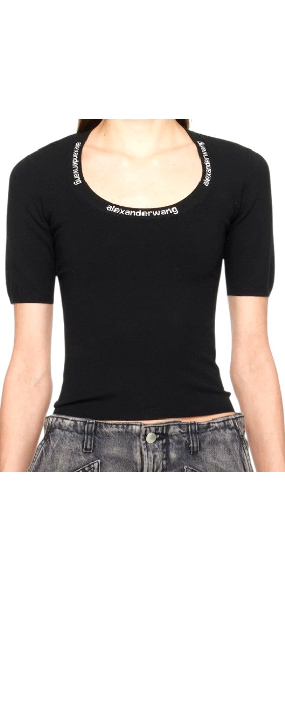 Alexanderwang.T Black Bodycon T-Shirt Size XS