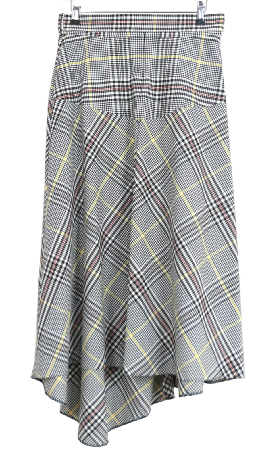 Karen Millen Women's NEW Stripe Asymmetric Midi Belted Long Skirt Size 8 UK