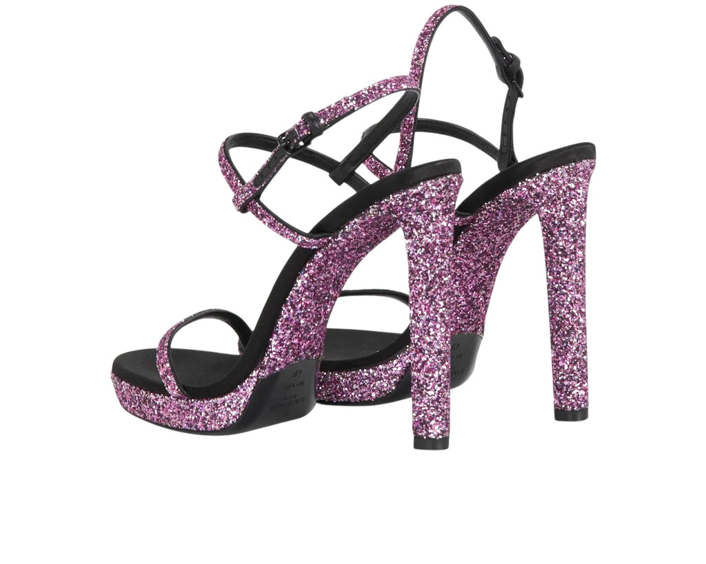 Saint Laurent Hall 105 Glitter Sandal Size 4 UK