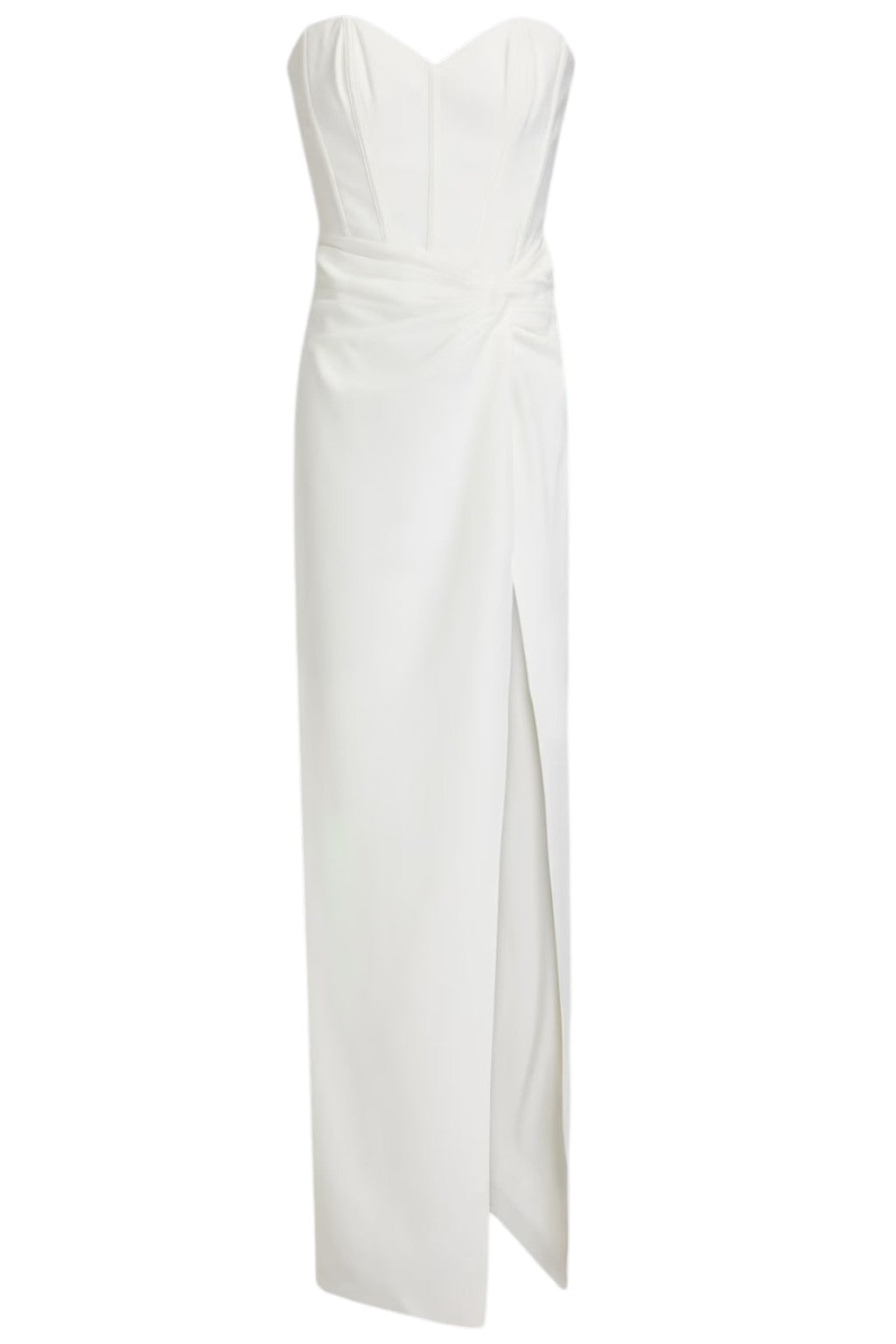Marchessa Notte Strapless Twisted Stretch Crepe Maxi Dress Size 14 UK